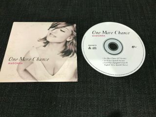 Madonna - One More Chance - Australian Pressing Card Sleeve Rare Oop Cd Single