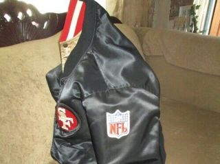 Rare Vintage 90s Nfl San Francisco 49ers Starter Reversible Satin Jacket