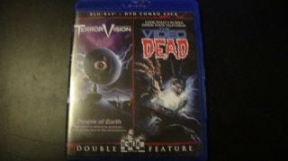 Terrorvision /the Video Dead (blu - Ray/dvd,  2013) Scream Factory Horror Rare Oop