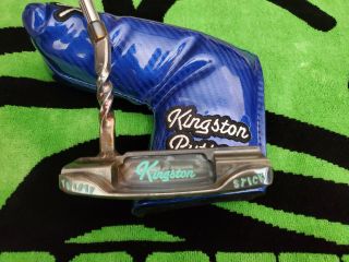 Rare Kingston Kp1 Twisty Stick Carbon Putter 35 " Custom Torched Finish Stunning