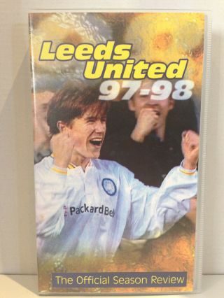 Leeds United 97 - 98 The Official Season Review Rare Vhs Video