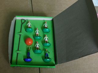 Vintage - 1970s - Subbuteo - Subbuteo Football Express Boxed Ref 25 Celtic Rare