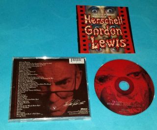 The Eye Popping Sounds Of Herschell Gordon Lewis - Vintage Horror Rare 2002 Cd