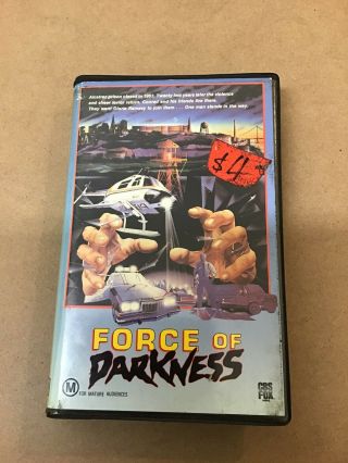 1985 Force Of Darkness Vhs Mel Novak Horror Thriller Rare Exrental Cobra