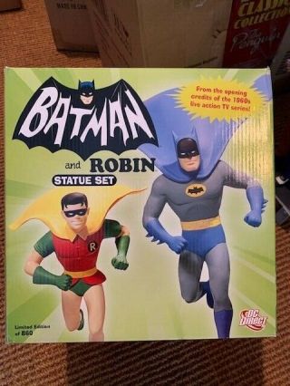 Batman And Robin Statue Set - 1960 