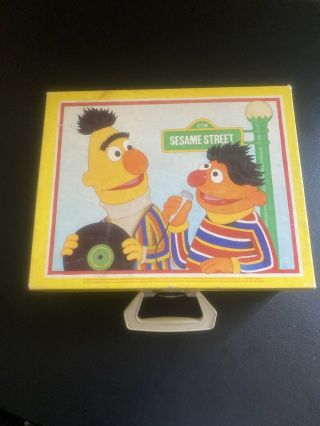 Vintage 1981 Sesame Street Record Player Bert And Ernie Rare Vinyl Playtime