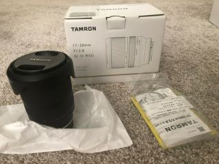 Tamron 17 - 28mm F/2.  8 Di Iii Rxd Wide Angle Camera Lens - Rarely