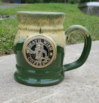 Rare 2015 Death Wish Coffee Mug St Patricks Day 694/1000