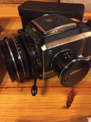 Rare Vintage - Zenza Bronica S2A Camera With Accessories Reflex 75mm 300mm Lens 3