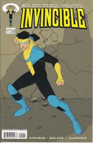 Invincible 1 1st First Print Robert Kirkman Image Comics 2003 Amazon Rare