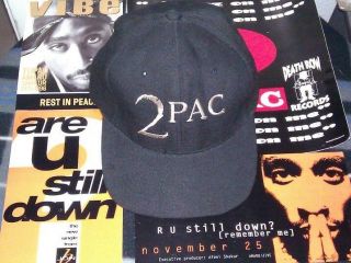2pac Death Row Interscope Records Promotional Hat Very Rare