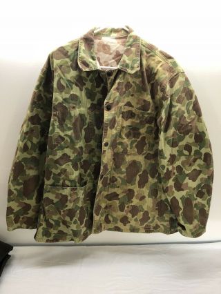 Wwii Usmc P42 Ww2 Frogskin Rare Green Para Jacket