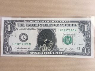 Authentic Billet De 1 Dollar Daft Punk Rare Neuf