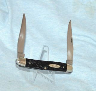 Rare Vintage Case Xx Rough Black Muskrat Knife 1940 - 64 " Scarce " Book $1200.  00