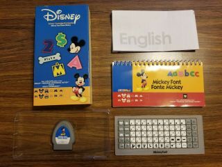 Rare Cricut Cartridge Mickey Font 29 - 0381 Disney Unlinked Not Linked Complete