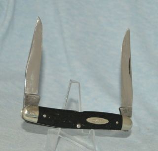 Rare Vintage Case Xx Rough Black Muskrat Knife 1940 - 48 " Frame "
