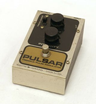Rare Electro - Harmonix Pulsar Tremolo & Pulse Modulator Pedal | 1979,  Made In Usa