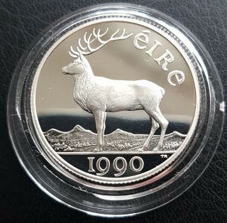 Ireland: 5 Ecu 1990 Silver Proof Very Rare Coin