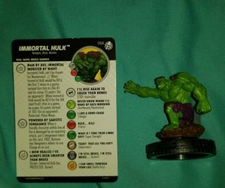 Immortal Hulk Caav 058 Captain America And The Avengers Heroclix - Rare