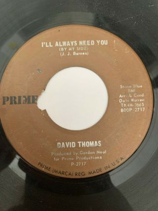 Rare Northern Soul 45/ David Thomas " I 