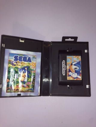 Sonic The Hedgehog — Sega Genesis: Rare " Retail " Version,  Complete First Edition