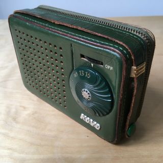 Koyo Parrot Kr - 4s1.  Vintage,  Portable,  Tube Radio.  Ultra Rare.  No Transistor