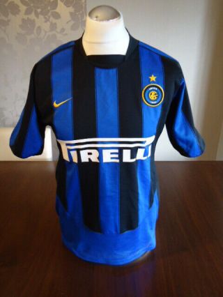 Inter Milan 2003 Nike Home Shirt Small Adult 36 - 38 Rare Vintage Pirelli