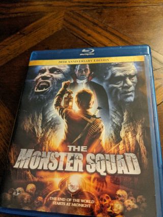 The Monster Squad (blu - Ray Disc,  2009,  20th Anniversary Edition) Rare Cover Art