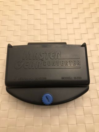 Sega Master System Converter For Game Gear,  Ultra Rare And