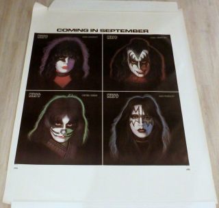 Rare Never Released 1978 Kiss Record Album Printer 