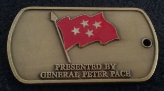 Rare 4 Star General Peter Pace Us Southern Command Southcom Army Challenge Coin