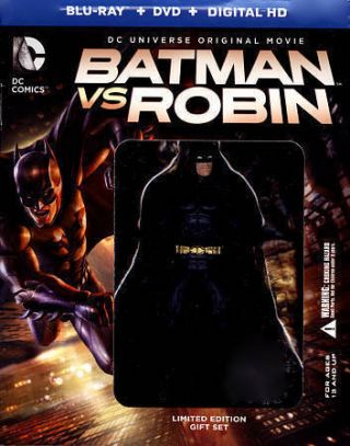 Batman Vs.  Robin Steelbook (blu - Ray/dvd,  2015,  2 - Disc Set) Rare
