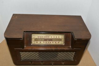 Vintage 1946 Air King Tube Wood Radio Model 4604 Rare