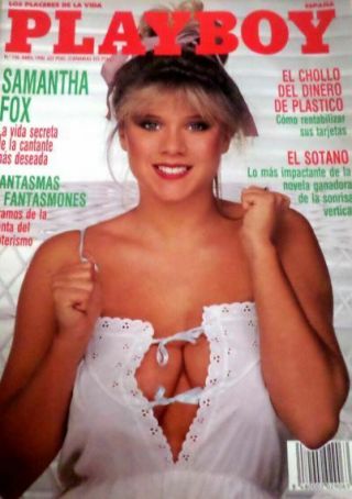 Samantha Fox In April 1990 Review From Spain Extremely Rare Extended
