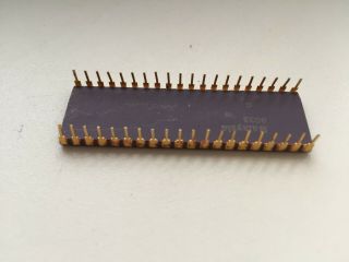 Intel C8080,  8080 CPU,  extreme rare purple ceramic version,  vintage CPU,  NOS 3