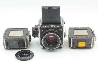 【Rare Near Mint】 Zenza Bronica EC TL II W/Nikkor P 75mm F/2.  8 Lens From Japan 2
