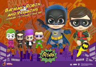Batman (1966) - Batman,  Robin,  & Villains Cosbaby Set