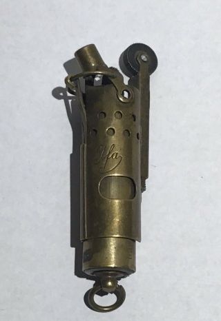 Wwi Trench Lighter Brass Made In Austria 105107 Jmco Rare