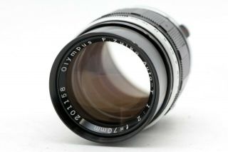 【rare Exc,  】 Olympus F.  Zuiko Auto - T 70mm F/2 Lens For Pen F Ft Fv From Japan