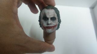 Hot Toys Dx11 The Dark Knight Joker 1/6 Figure Rotate Eye Ball Head Sculpt
