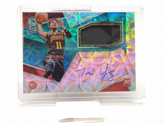 2018 - 19 Spectra Trae Young /99 Rpa Rc Rookie Patch Auto Sharp Rare Rc $$