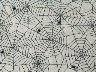Vintage Feedsack Spider Web Rare 46 X 36