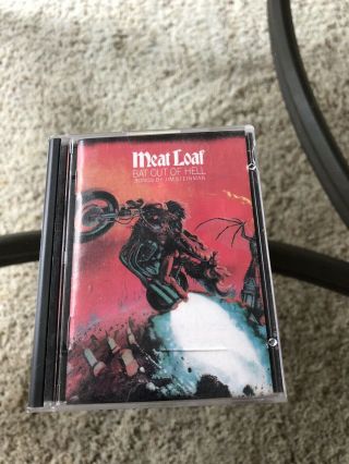 Meat Loaf " Bat Out Of Hell " Pre - Recorded Minidisc Complete Md Rare Sony Format