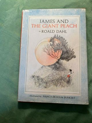 James And The Giant Peach Roald Dahl 1961 1st Ed 2nd Print Hc/dj Rare Collectib