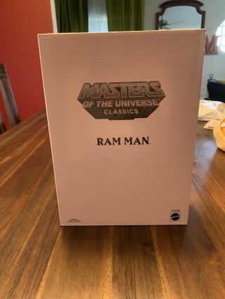 Ram Man - Motuc,  Motu,  Masters Of The Universe Classics Y3204