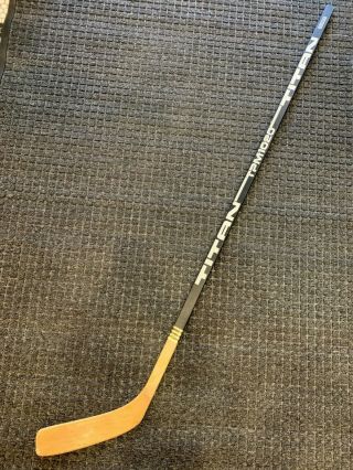 1985 - 86 Mario Lemieux Pittsburgh Penguins Game Un Titan Hockey Stick Rare
