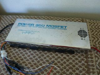 Rockford Fosgate Power 650 Mosfet Legendary Old School Rare Amp Recapped