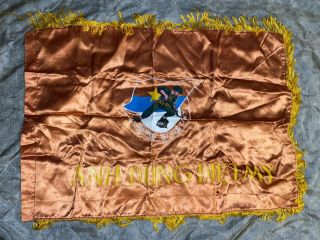 Rare Vietnam War Viet Cong Silk Flag,  Political Banner,  Veteran Bring Back