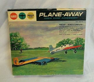Rare 1962 Ac Gilbert American Flyer Gas Plane " Plane - Away " Launcher Is M.  I.  B