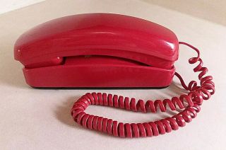 Vintage Southwestern Bell Hac Fc2556 Freedom Phone Wall Red - Very Rare
